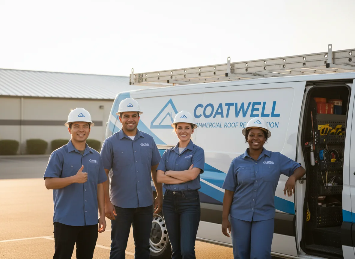 Commercial roof coating company in Glendale, OR